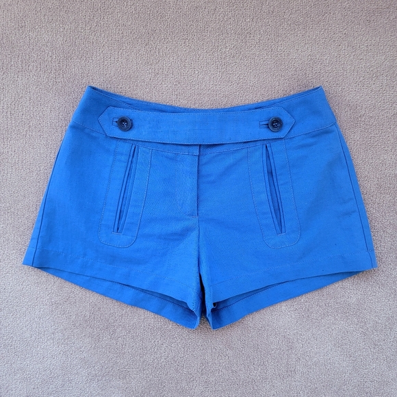 See by Chloe blue linen blend shorts - Picture 1 of 9